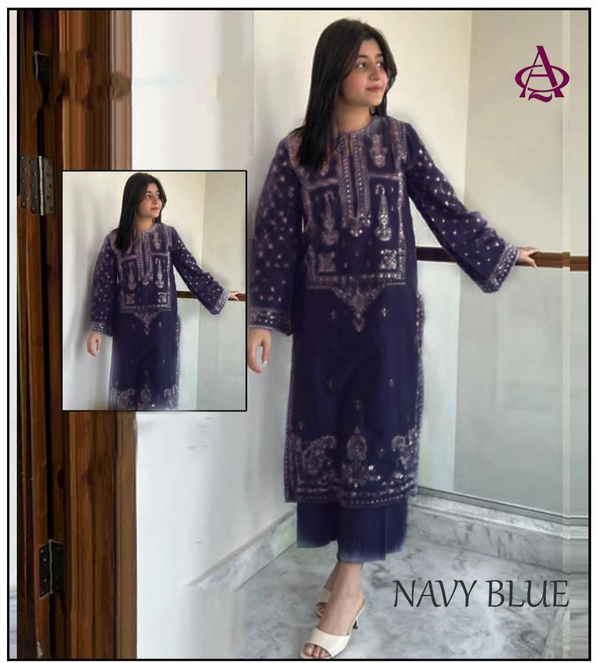 Dhanak 2PC Embroidered