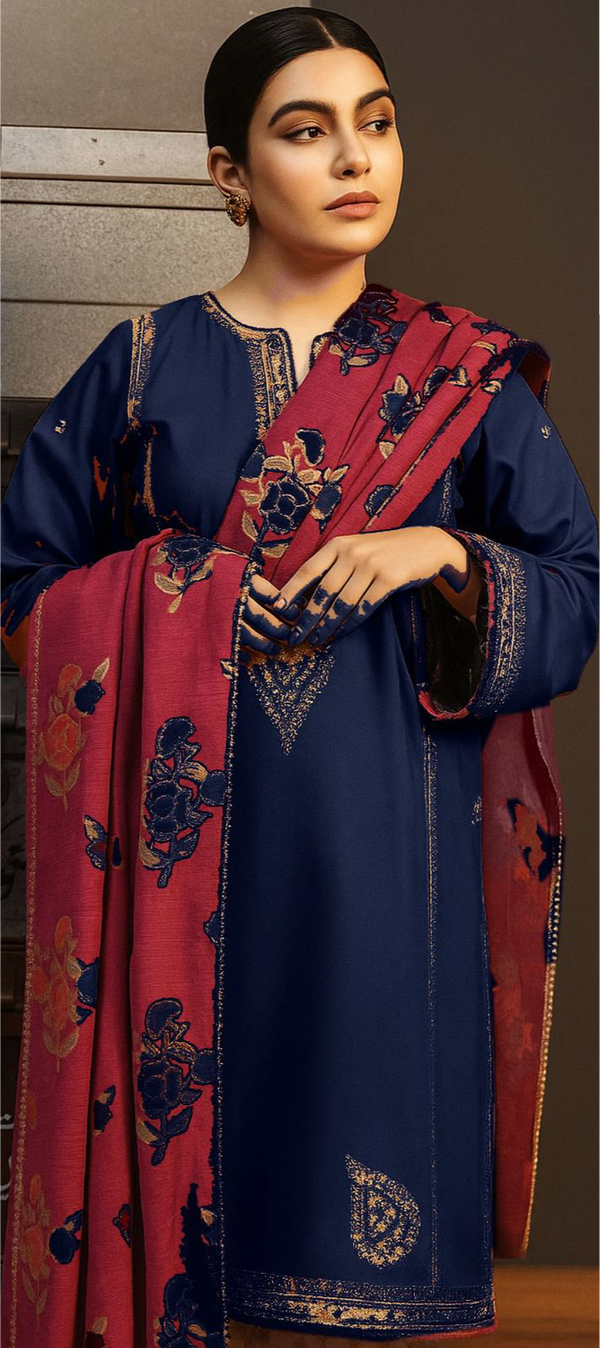 COCO DHANAK 3PC EMBROIDERED
