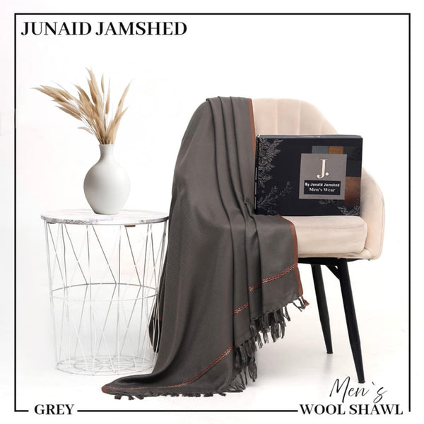 J.Soft Wool Shawl (GRAY)