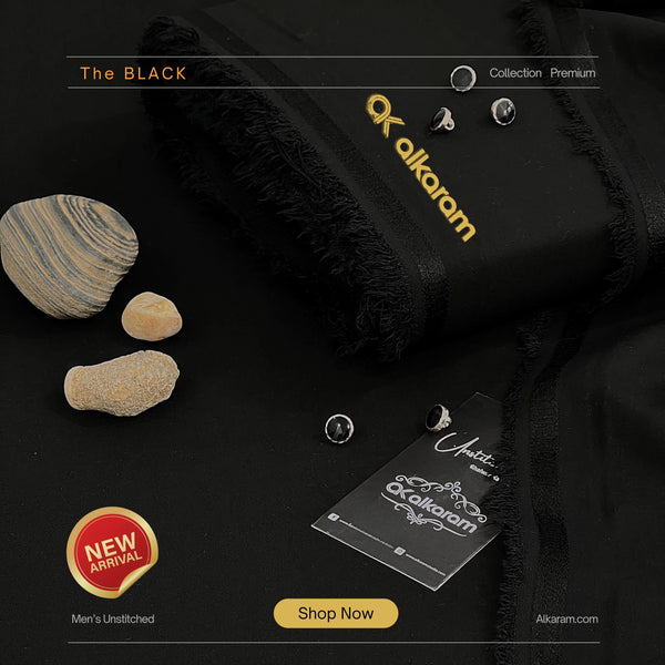 ■■■ alkaram ■■■
WASH N WEAR 
The BLACK SHINE ADDITION