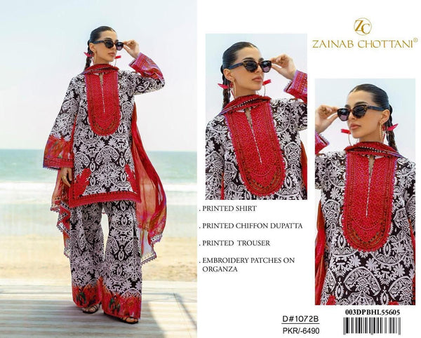 ZAINAB CHOTTANI 3pc Lawn