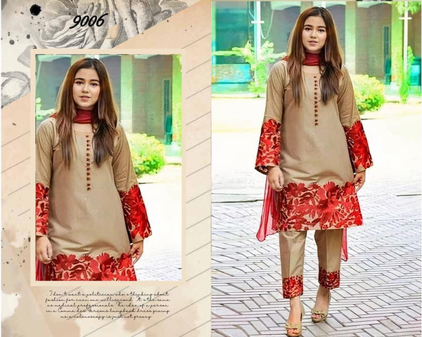 Dhanak 2PC Embroidered