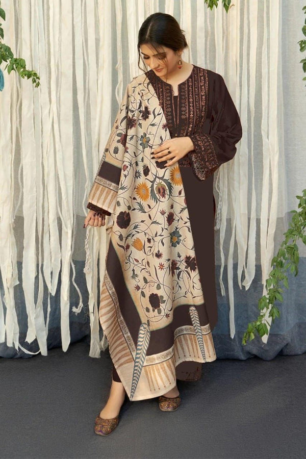URGE DHANAK 3PC EMBROIDERED