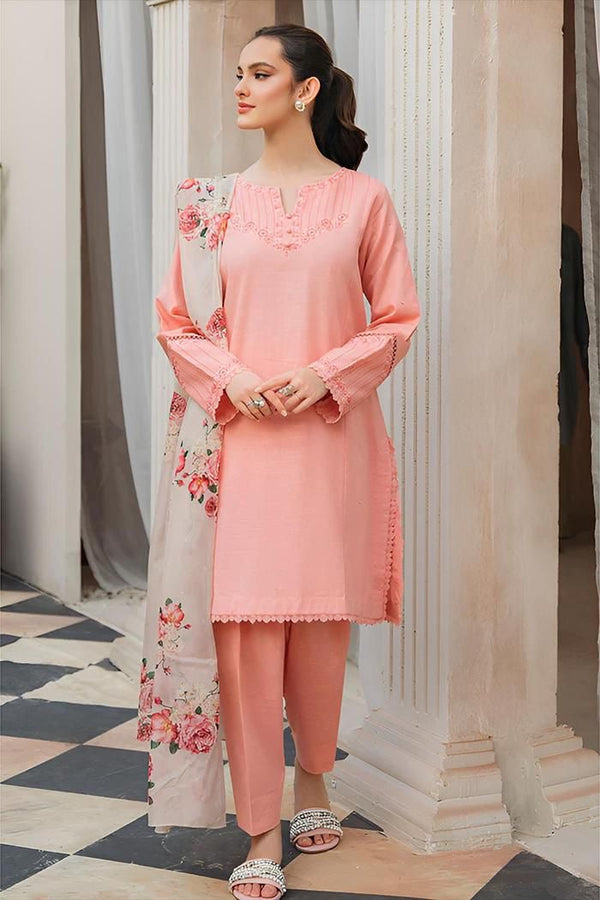 ZIVA DHANAK 3PC EMBROIDERED