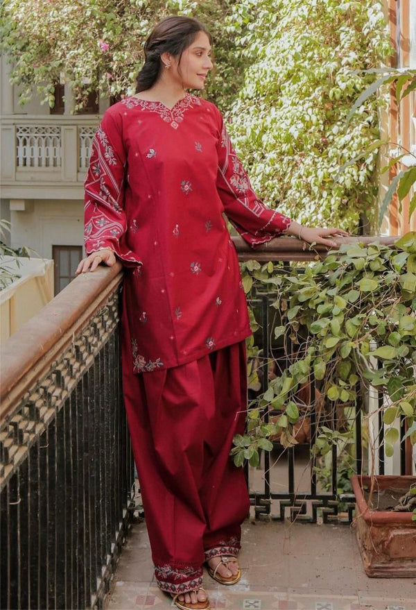 Dhanak 2PC Embroidered