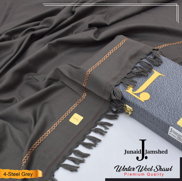 J.Soft Wool Shawl (GRAY)